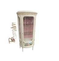 Vitrine shabby Barock rosa Vintage Schrank Kommode rosa 1099€* Hessen - Fulda Vorschau