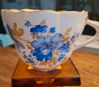 Meissen Kaffeetasse blaue Blume mit Gold Nordrhein-Westfalen - Gummersbach Vorschau