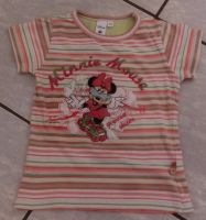 Disney Mädchen Shirt 110 gestreift Minnie Mouse Stickerei Motiv Baden-Württemberg - Dettingen an der Iller Vorschau