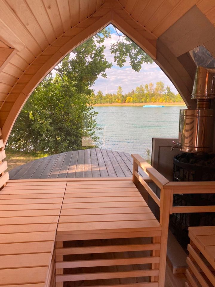 Mobile Sauna mieten / Fass Sauna / Whirlpool / Wellness Zuhause in Salzkotten