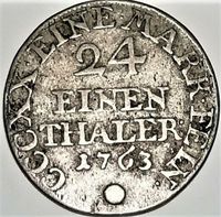 1/24 Taler 1763 aus Sachsen-Gotha-Altenburg Friedrich III. Niedersachsen - Handeloh Vorschau