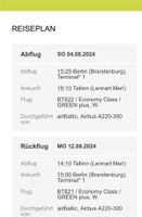 Flugticket Berlin -Tallin (Estland) am4.08 hin und 12.08 zurück. Brandenburg - Guben Vorschau