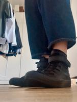 Converse schwarz Lederoptik Sachsen - Chemnitz Vorschau