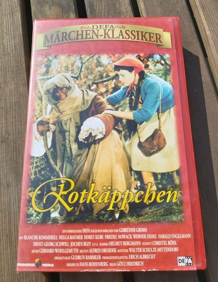 Rotkäppchen - DEFA Film - VHS in Stolpen