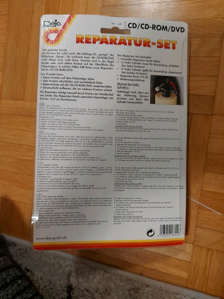 CD Cd-Rom DVD Reparatur Set in Stadtbergen