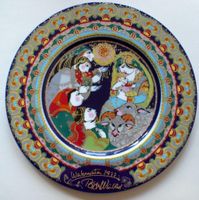 Weihnachtsteller 1977, Rosenthal, Design: Björn Wiinblad Schleswig-Holstein - Ammersbek Vorschau