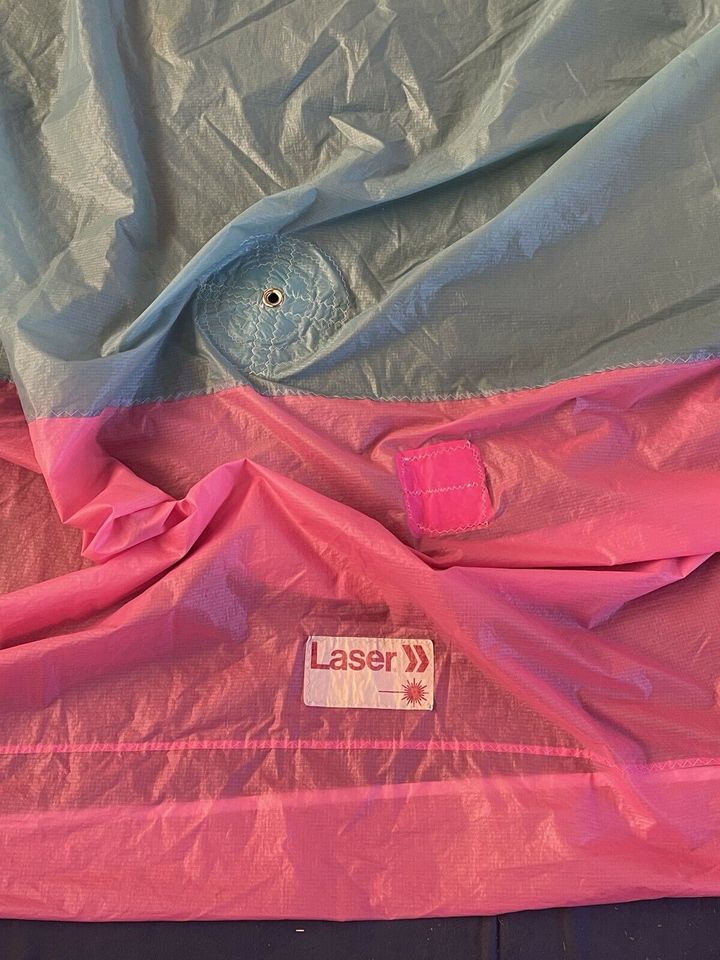 LASER 2 u. a. Klassen Spinnaker 10qm gebr. VL 4,65 UL 2,61 [1822] in Rosdorf