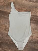 H&M One Shoulder Body Glitzer Silber Party S 36 neuwertig Niedersachsen - Saterland Vorschau