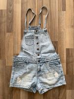 Jeans Shorts Latzshorts Gr. 158 hellblau Nordrhein-Westfalen - Wülfrath Vorschau
