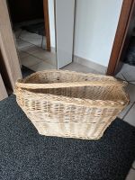 Fahrradkorb beige aus Weide 45x34x28 cm Nordrhein-Westfalen - Langenfeld Vorschau