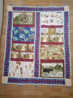 Quadratischer Quilt aus Stoff mit Tiermotiven Weilimdorf - Hausen Vorschau