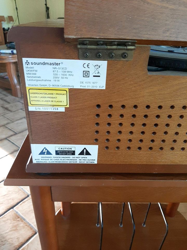 Soundmaster NR-513CD Retro Stereoanlage in Pulheim