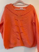 Lascana Strickpullover orange Cut-outs Pastell-Neon Gr. 36/38 Kr. München - Taufkirchen Vorschau