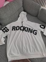 Hoodie 'KEEP ON ROCKIN', weiß, Gr. 4XL Baden-Württemberg - Steinen Vorschau