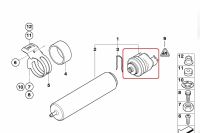 ORIGINAL BMW Kraftstoffwärmer Heizung 5er F10 F11 535d 7er F01 740d 13328572519 Hessen - Fulda Vorschau