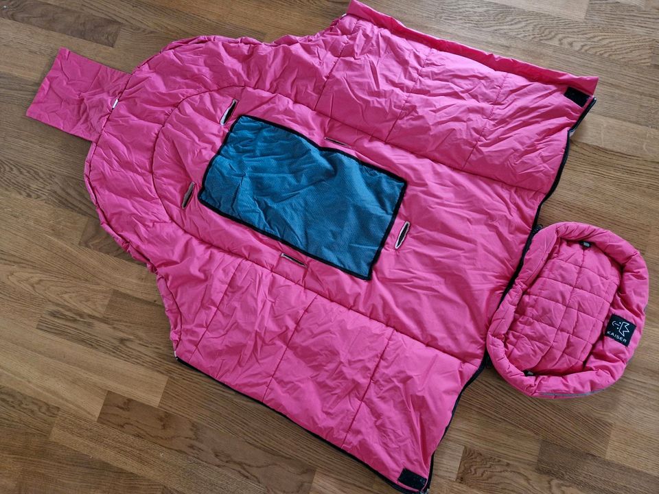 Fußsack von Kaiser 100cm lang, rosa, für Kinderwagen in München