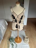 Vero Moda Top beige schwarz Gr.L Hessen - Borken Vorschau