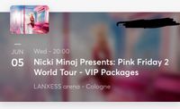 1x golden circle Ticket für Nicki Minaj's Pink Friday 2 Tour Rheinland-Pfalz - Altenglan Vorschau