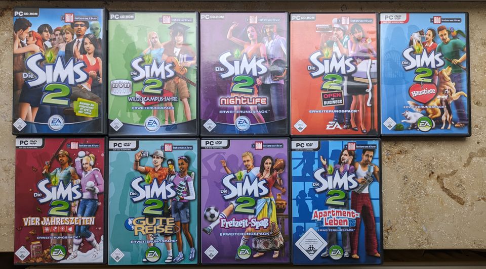 diverse Die Sims 2  Computerspiele + Lösungsbucher in Dresden