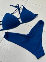 Damen Calzedonia Bikini Triangel blau Push up Sachsen - Bautzen Vorschau