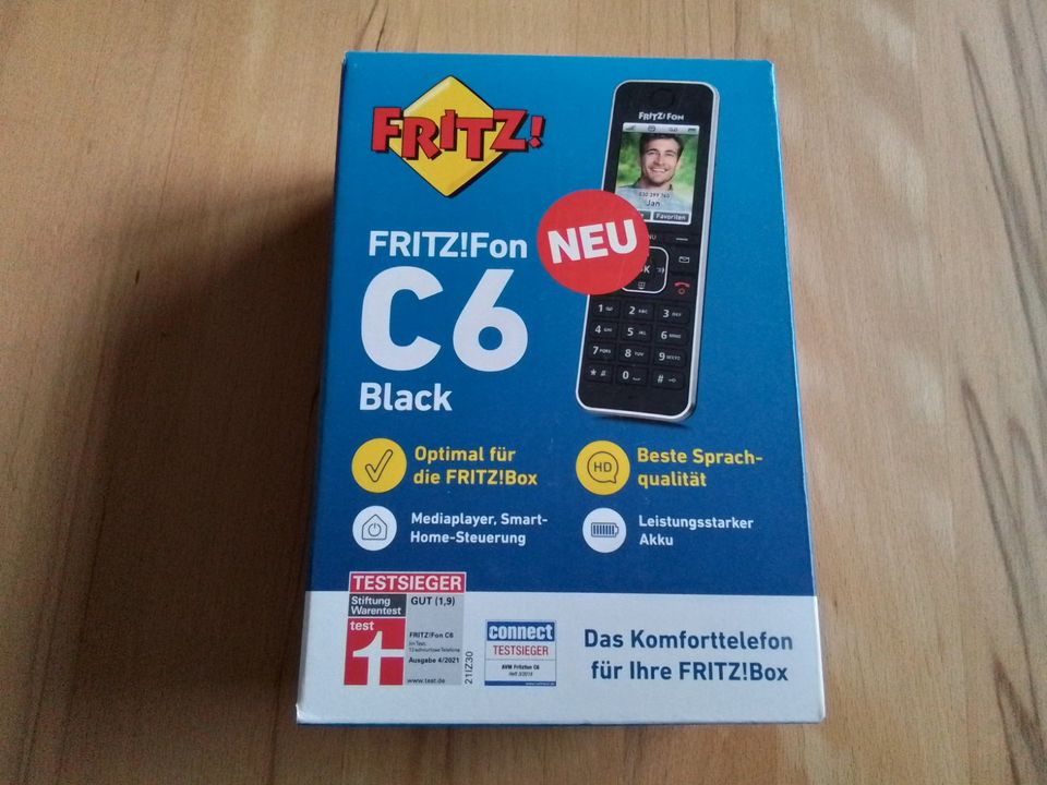 Telefon Fritz!Fon C6 black neu ovp in Einhausen