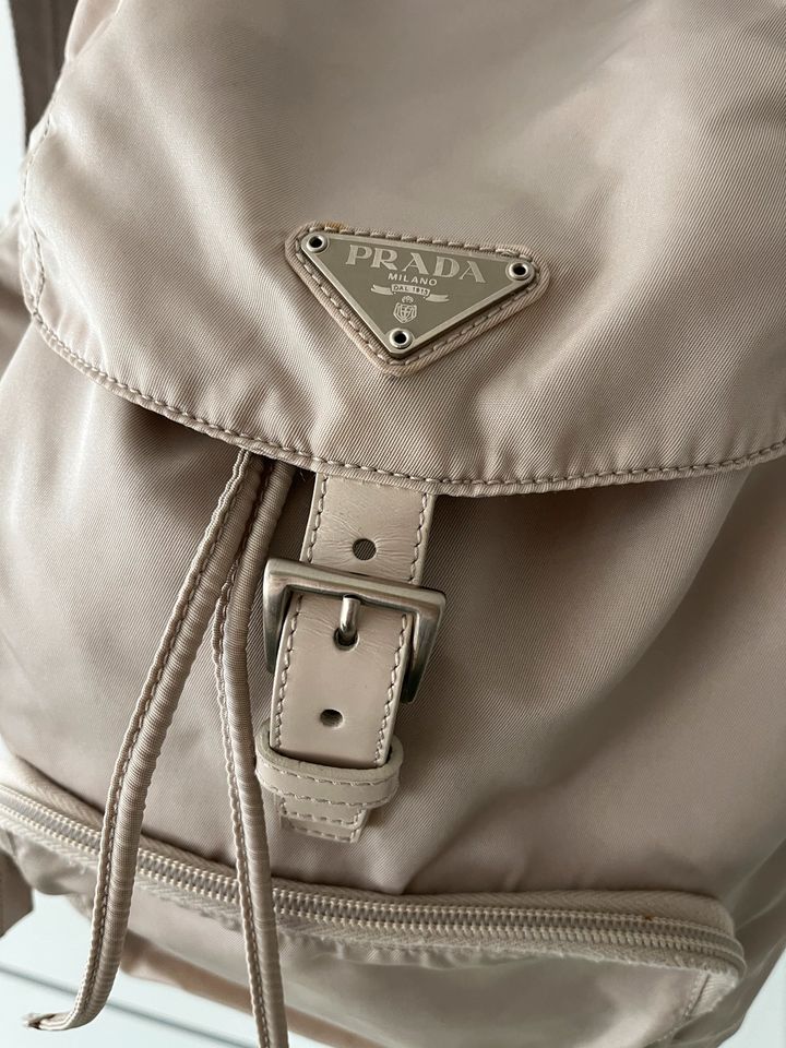 Vintage Prada Rucksack Backpack Grey Small bag in Mannheim