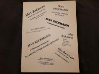 Kunstkatalog Max Beckmann, Sammlung Günther Franke Hessen - Herborn Vorschau