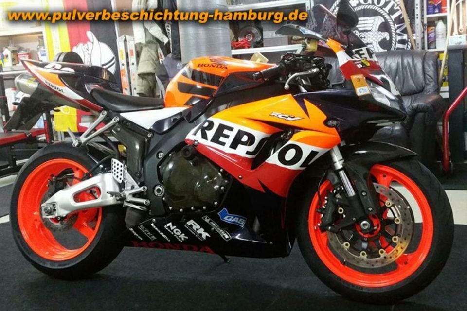 Pulverbeschichtung KTM Felgen Super Duke R SX 690 950 Adventure in Hamburg