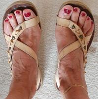 Airstep Leder Zehentrenner, Sandalen Gr. 39 beige Baden-Württemberg - Amstetten Vorschau