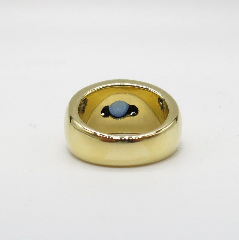 750/-er Gold - Ring Saphir & Diamanten ca.0.40ct. - Gr.55 in Duisburg