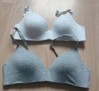 Sloggi BH bra Bustier ohne Bügel L weiß &grau Saarland - Völklingen Vorschau