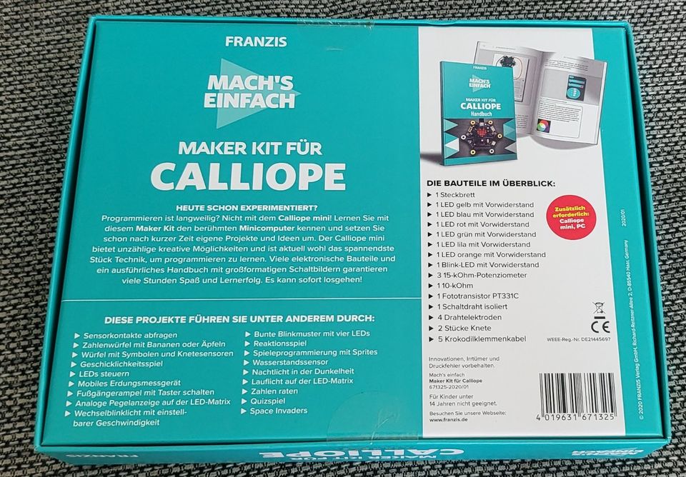 Mach's einfach: Maker Kit für Calliope Franzis in Laatzen