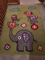 Kinderzimmer Teppich 120x170cm grün mit Tieren München - Ramersdorf-Perlach Vorschau