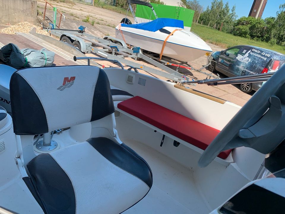 Motorboot Kajütboot QuickSilver 460 Cabin mit Motor und Trailer in Bad Lauchstädt