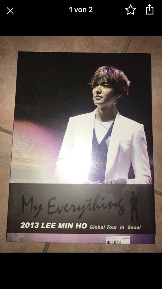 Lee Min Ho 2013 my Everything DVD in Ratingen