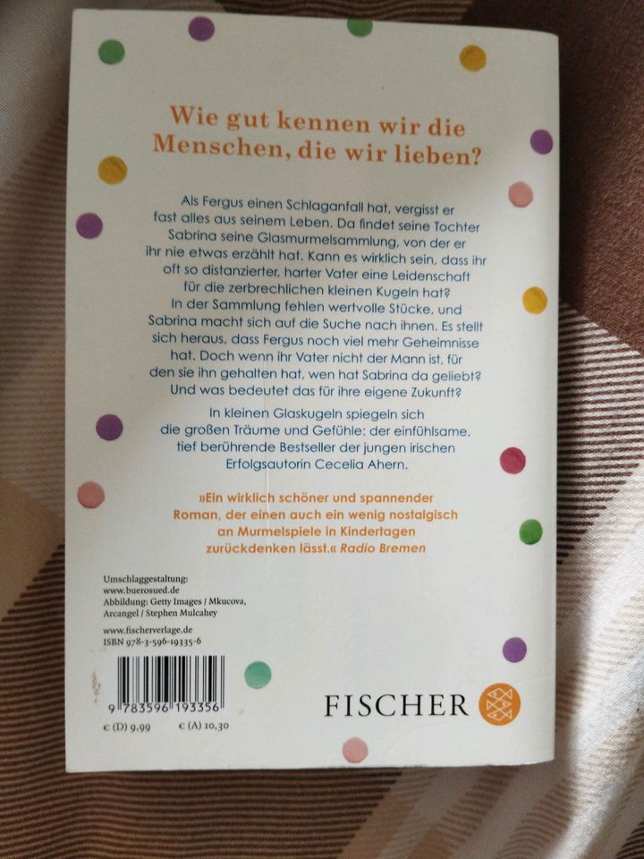 Buch der Glasmurmel Sammler Cecelia Ahern in Mainhausen