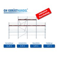 Giebelgerüst Neuware Assco max. Arbeitshöhe 8,40m mit Stahlbohlen Bayern - Vöhringen Vorschau