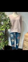 Jeans Jogpants mit Blumen Patch in blau neu Essen - Steele Vorschau