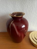 Bauchige Vase, meliert vintage, rot gold Friedrichshain-Kreuzberg - Kreuzberg Vorschau