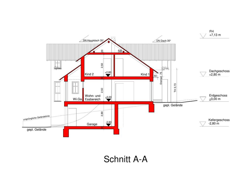 Baugrundstück mit Entwurfsplanung für ein EFH. in Schmallenberg in Schmallenberg