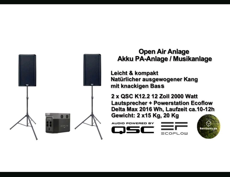 2 Soundboks 3 / 4 + Akku Subwoofer Mieten Lautsprecher Bluetooth Akku Lautsprecher Akku PA Anlagen | Musikanlage | Powerstation Musikbox, Akku-Boxen, Bluetooth Box, Stereoanlage Party Technik Verleih in Berlin