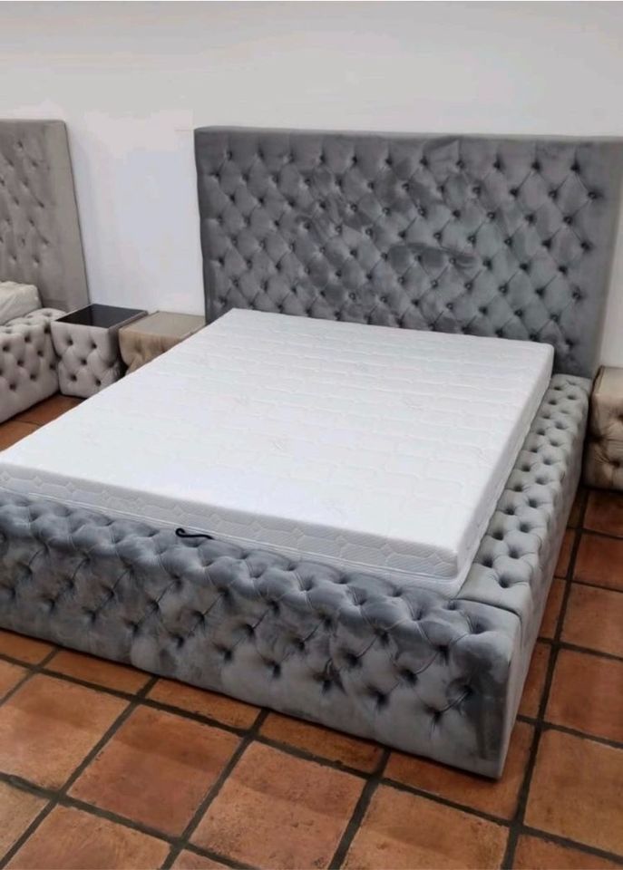 ‼️Chesterfield Design  160x200 180X200 Boxspringbett Polsterbett in Berlin