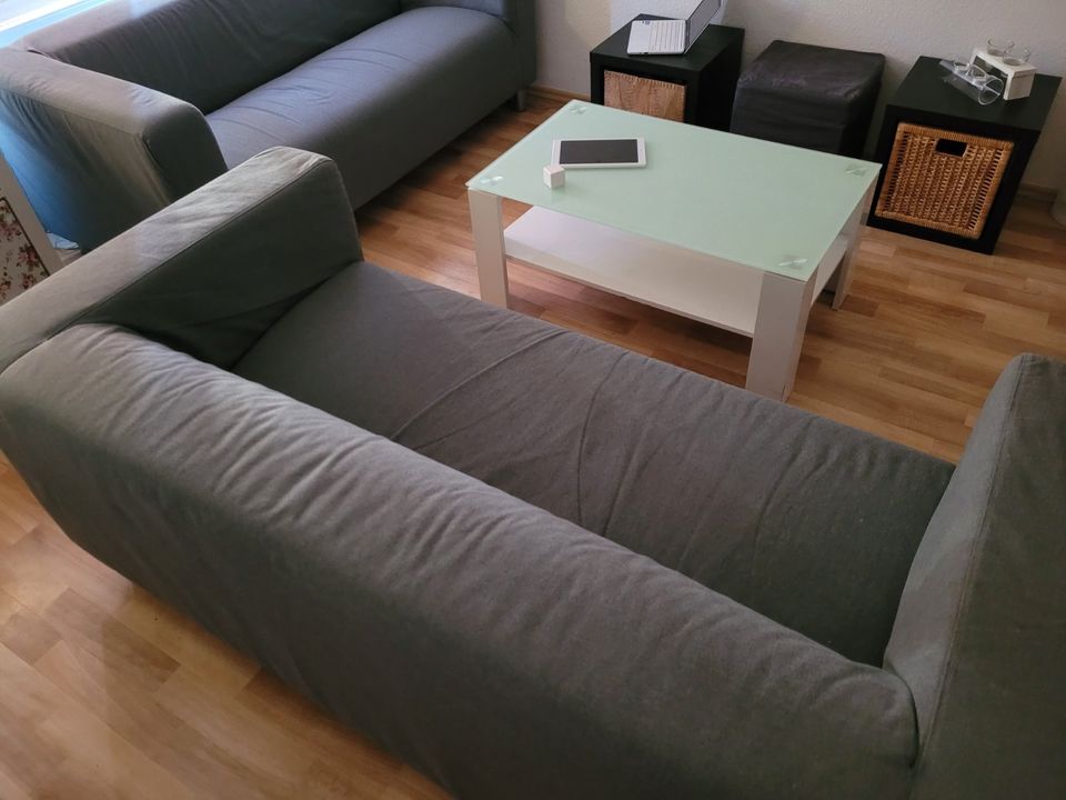 2X IKEA KLIPPAN 2ER - SOFA - GRAU - 180X88X66 - LIEFERUNG in Bad Nauheim