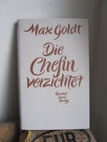 Buch "Die Chefin verzichtet", Max Goldt, mit Autogramm des Autors Dortmund - Innenstadt-Ost Vorschau