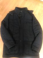 Herren-Wintersteppjacke mit Kapuze - grau-blau Nordrhein-Westfalen - Haltern am See Vorschau