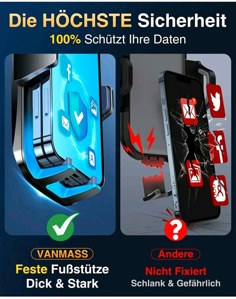 Handyhalterung VANMASS für alle iPhone U. Androidhandys in  Nordrhein-Westfalen - Bad Honnef, Telefon gebraucht kaufen