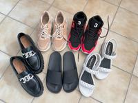 Schuh Paket Sneaker Sandalen teils NEU gr. 41/42 Bayern - Dorfen Vorschau