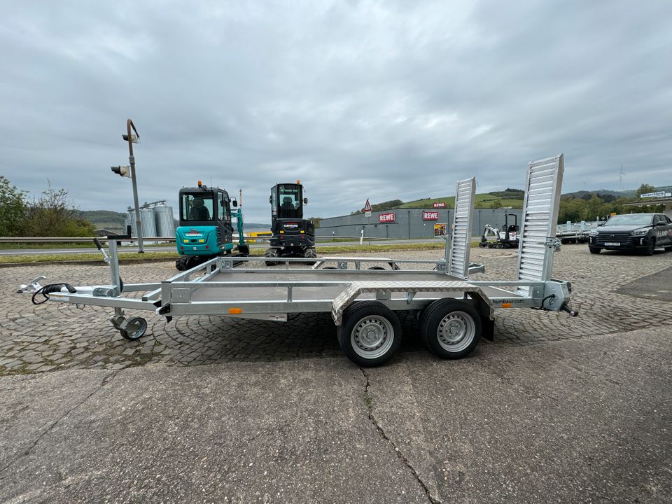 Humbaur HS353516 Profi 3,5t Baumaschinentransporter Zuladung 2800 kg Neu Finanzierung Leasing Mietkauf Langzeitmiete in Meisenheim