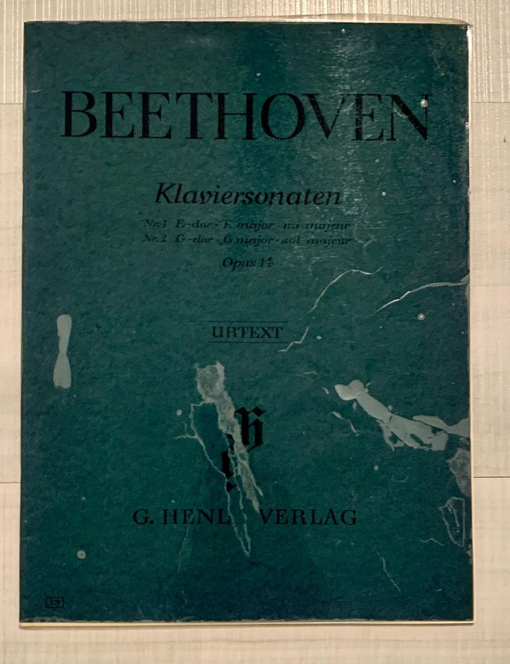 Beethoven Klaviersonaten Nr.1 E-dur Nr.2 G-dur  Noten in Lichtenfels