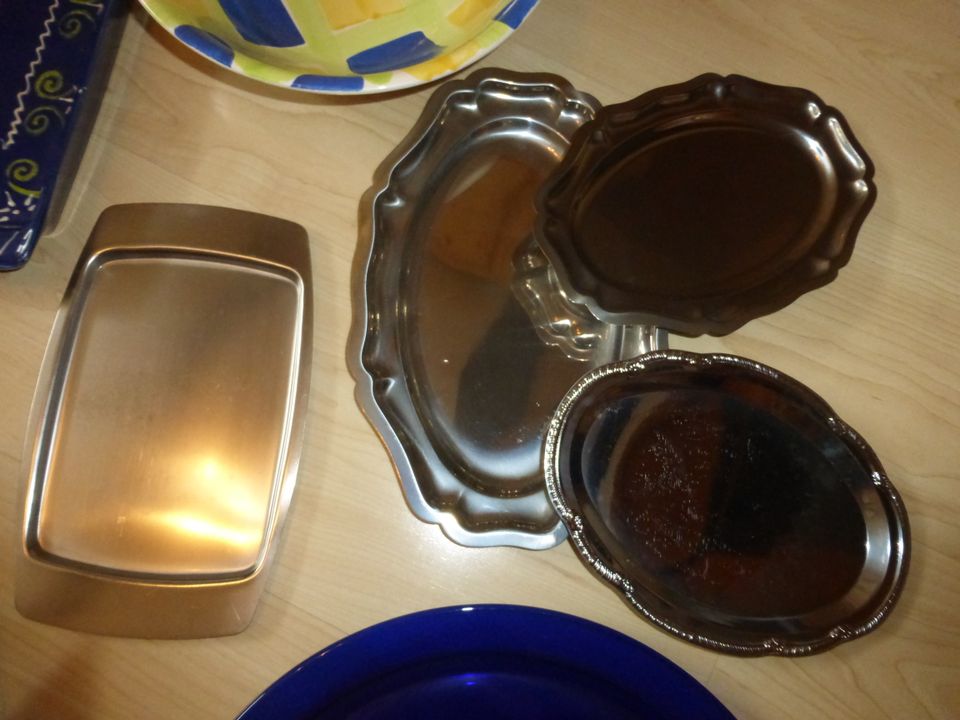 Tortenplatten Kuchenplatten Servierplatten Platten Schale Teller in Erding